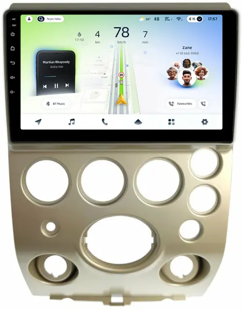 Магнитола для Infiniti QX56 JA60 2004-2007 (поддержка Bose) - Teyes CC4L монитор 9" IPS, Android 14, Быстрая, Snapdragon 662, CarPlay, 4G SIM-слот