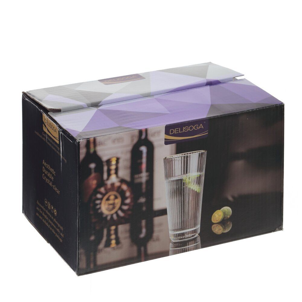 GAEM Стакан (блок 6 шт), 300 мл, L7,5 W7,5 H14 см