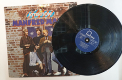 Винтажная виниловая пластинка LP Manfred Mann Attention Manfred Mann (Germany 1973)