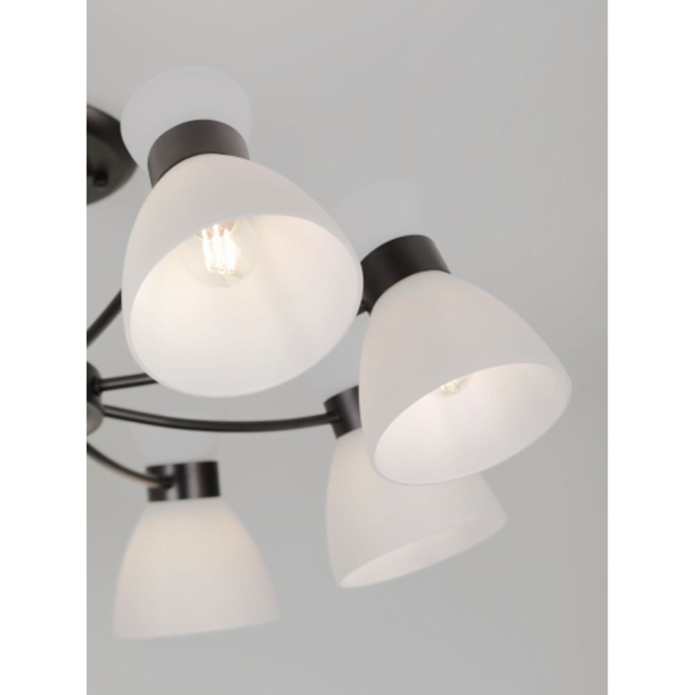 Люстра Rivoli Aemilia 9185-308 8хЕ27 60 Вт модерн | Лайт