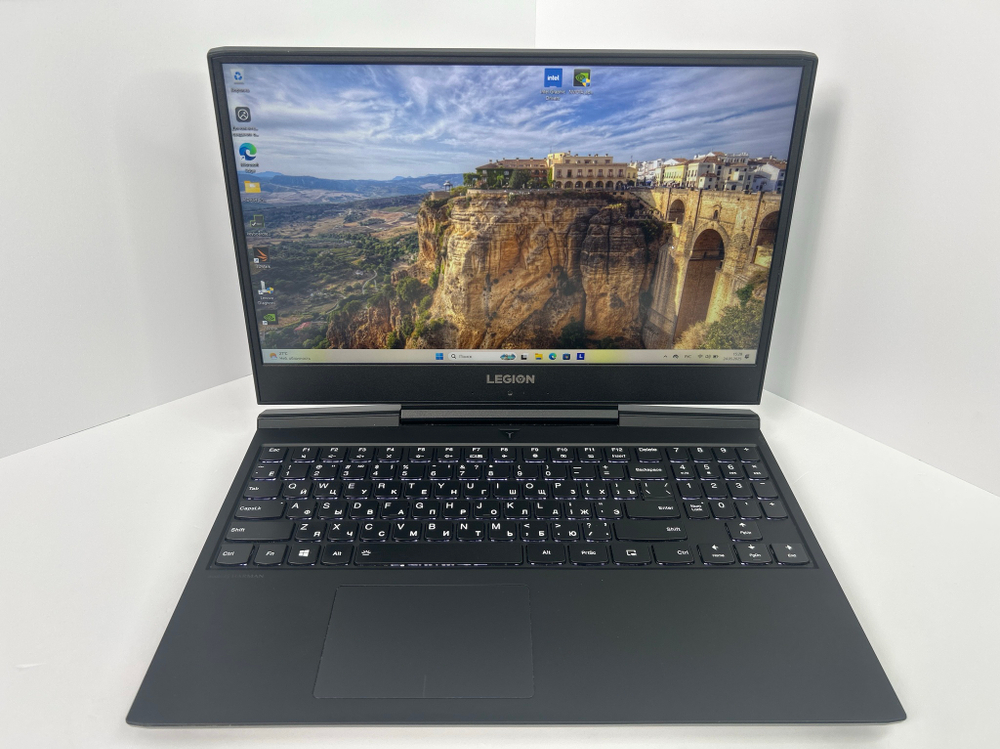 Ноутбук игровой Lenovo Legion Y545 (81Q6000URU) 15.6"/Intel Core i5 9300H/RAM 8GB/SSD 128GB/HDD 1000GB/GeForce GTX 1660 Ti 6 ГБ/1920*1080/IPS/Windows 11/Подсветка кл-ры: LED/Черный. Состояние: C1