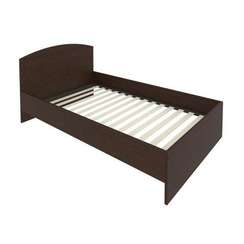 Light Кровать с ортопедическим основанием и изголовьем С-КИ-120 Венге Цаво 1250*2050*900