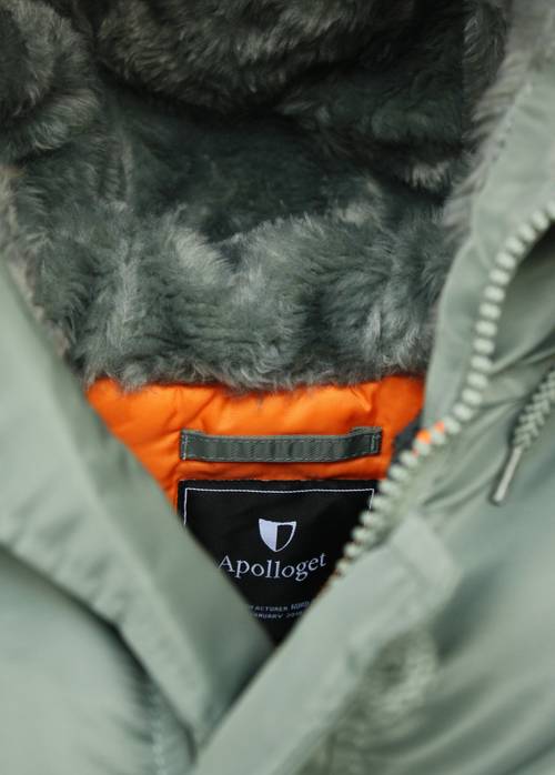 Куртка Аляска N-3B Husky II Nord Storm Apolloget 2019 (оливковый - olive/orange)