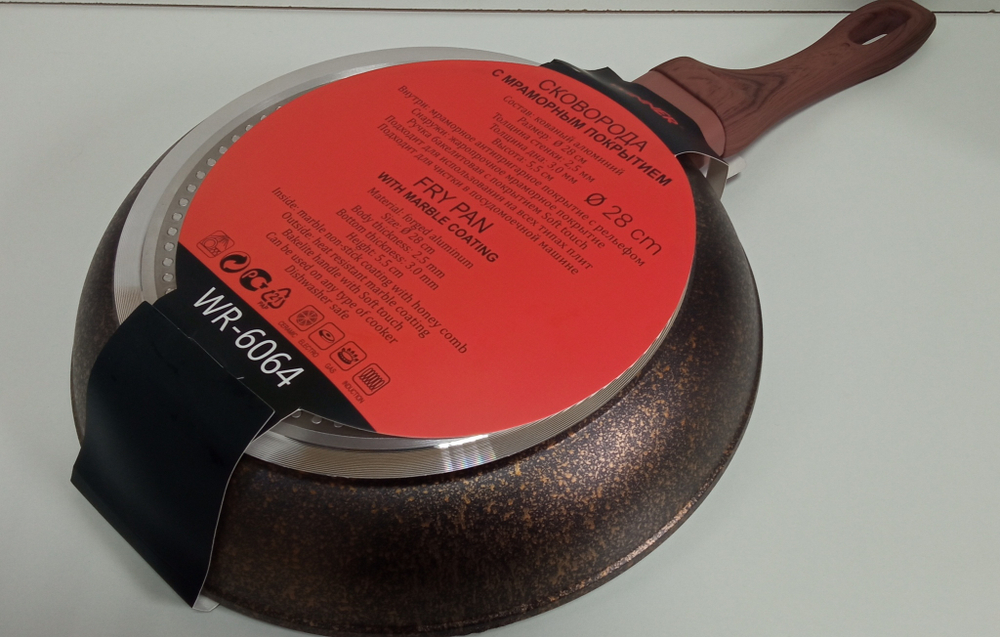 Сковорода Winner WR-6064 28 см. Яшма