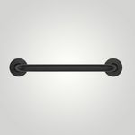 Поручень прямой 600 мм нерж. сталь NOFER 15054.60.N чёрный