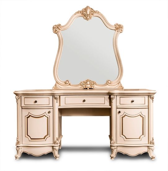 Стол туалетный  МОНА ЛИЗА  с пуфом и зеркалом