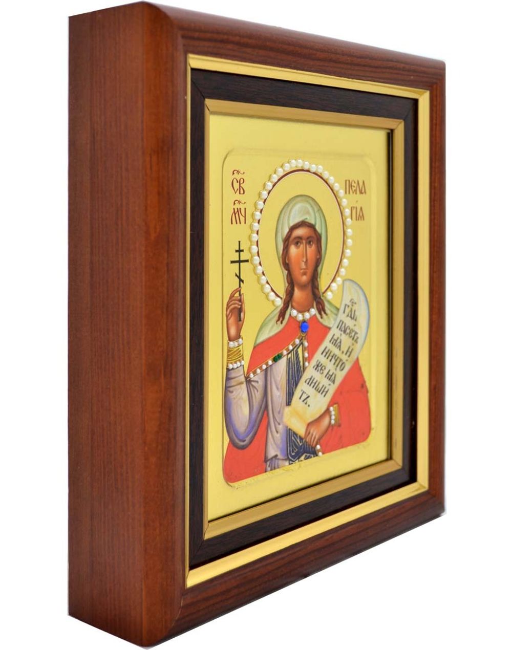 Икона святой Пелагеи, писанная в монастыре.