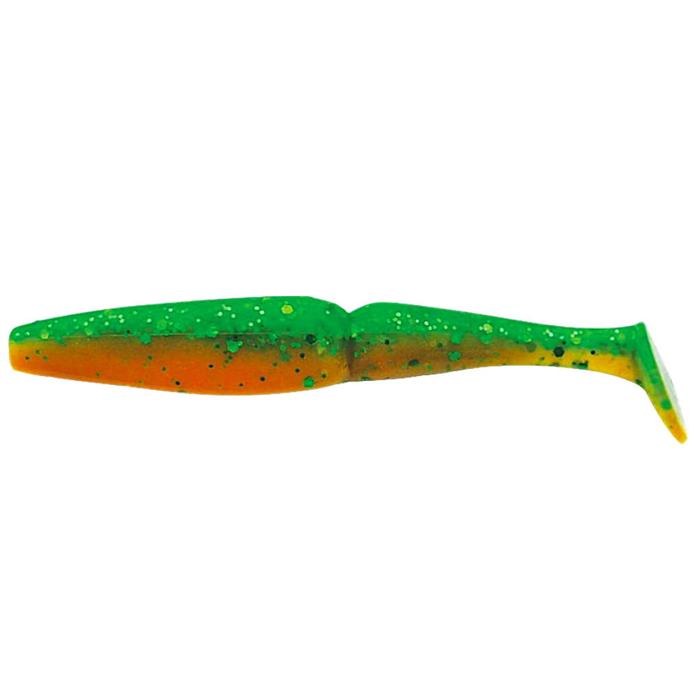Мягкая приманка Mottomo Zander тонущ. MR3109PK6 D012/3.5" 8см 6шт Motor Oil Green Glitter