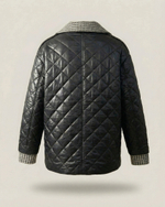 Куртка- косуха с акцентными лацканами