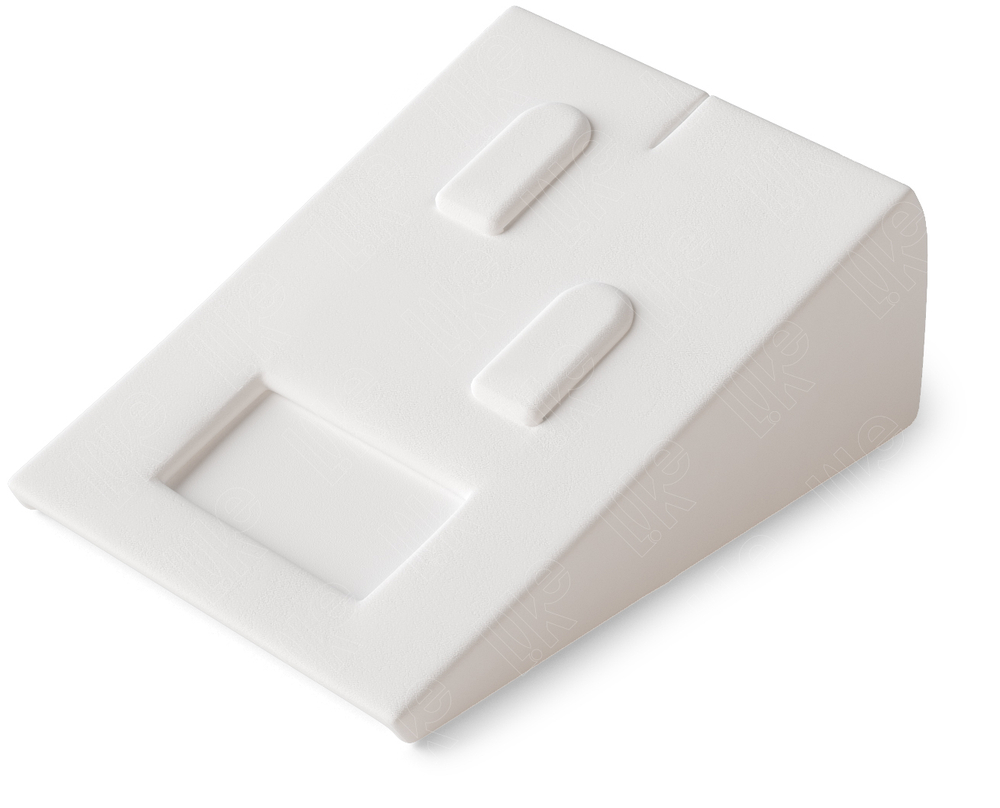 Вкладыш 05/стойка/для 2 колец/2 вертикальных язычка/окошко для бирки/прорезь для нитки