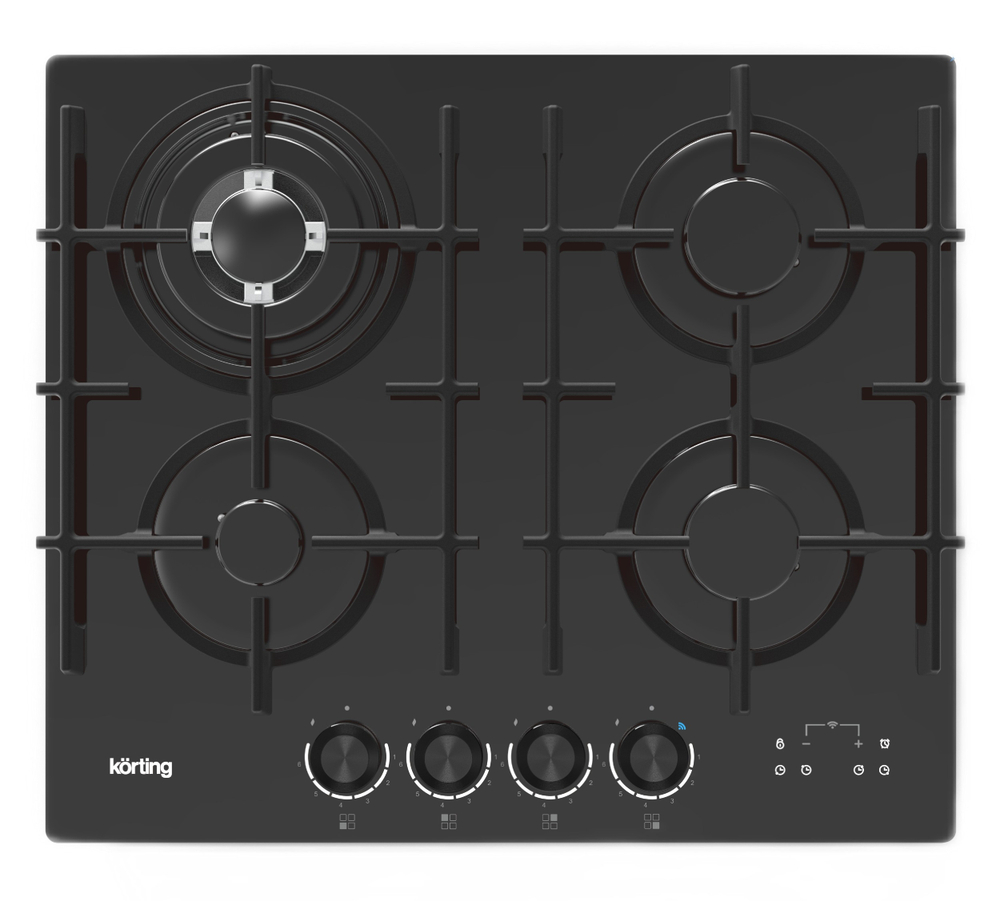 Газовая стеклянная варочная панель Korting HGG 6447 ICPTN