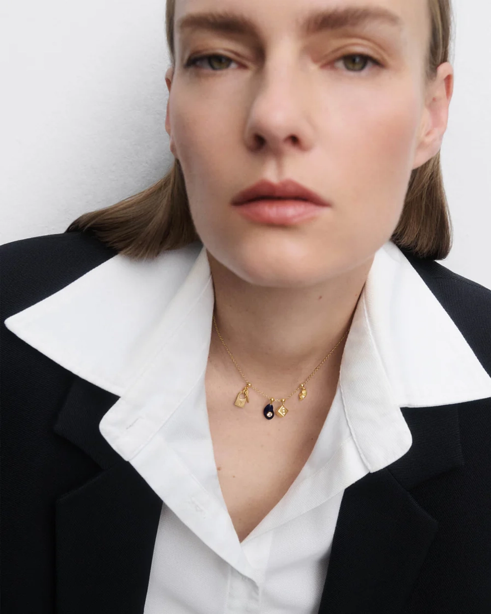 Подвеска-шарм Padlock And Key серебро 925 пробы покрытое золотом