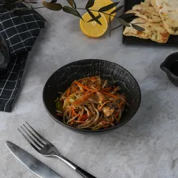 Салатник 450 мл d 16 см h5,5 cм cм Black Raw Wood P.L. Proff Cuisine [4]