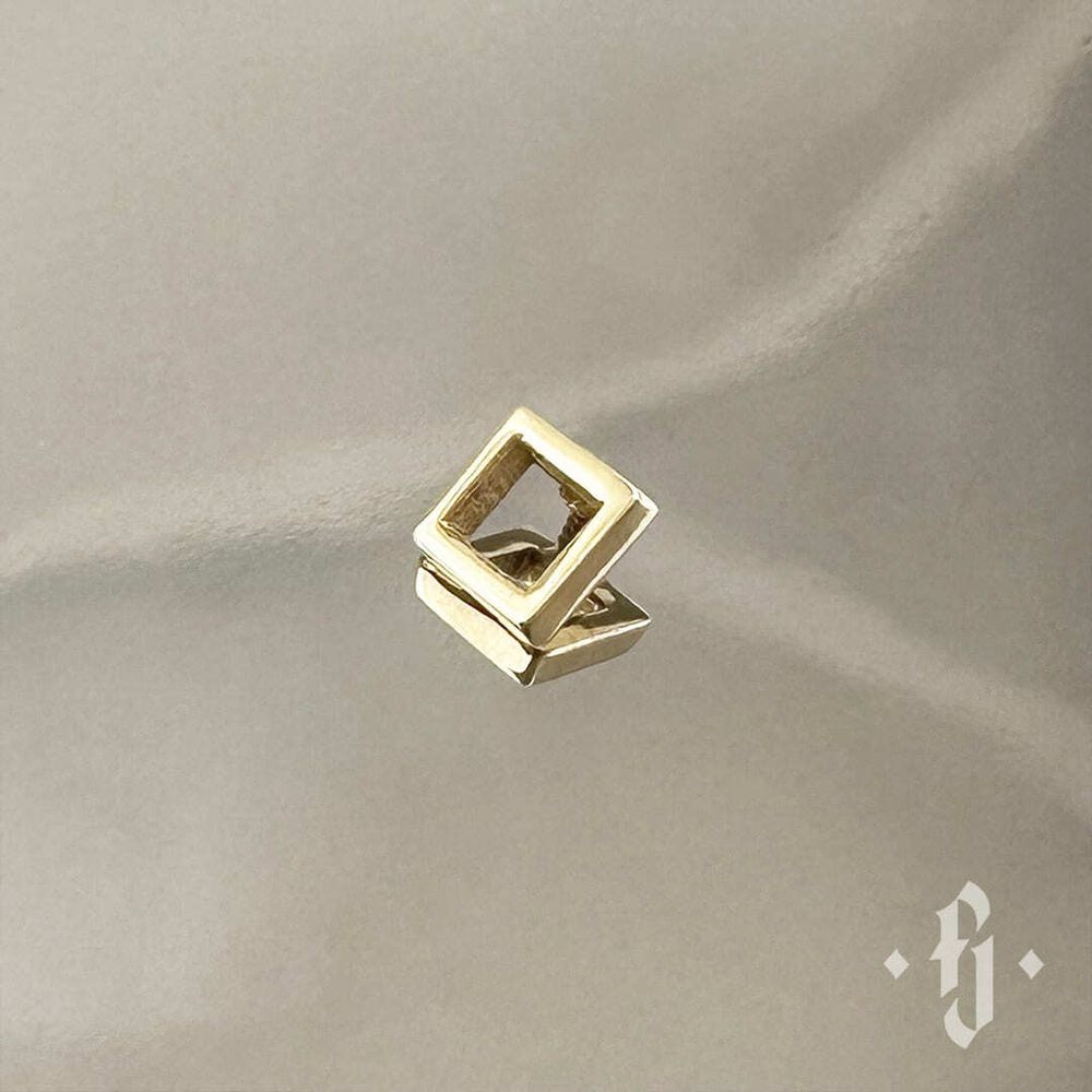Накрутка &quot;Square Contour&quot; - Желтое золото