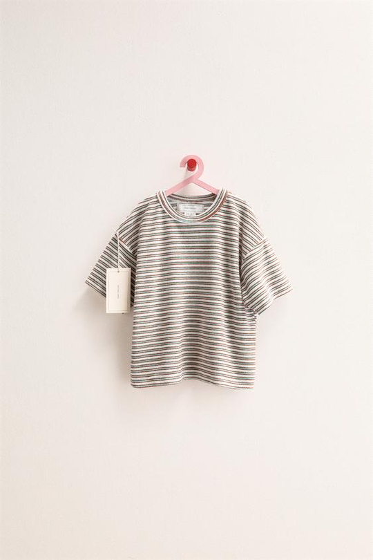 ZARA TIMELESS - ФУТБОЛКА МАХРОВАЯ В ПОЛОСКУ, СИНИЙ/БЕЛЫЙ