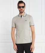 Поло Paul Curved BOSS GREEN - серый(50469245)