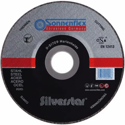 Отрезной диск по металлу Silverstar 180x2x22,23 AS40 RBF F41 Sonnenflex 79701