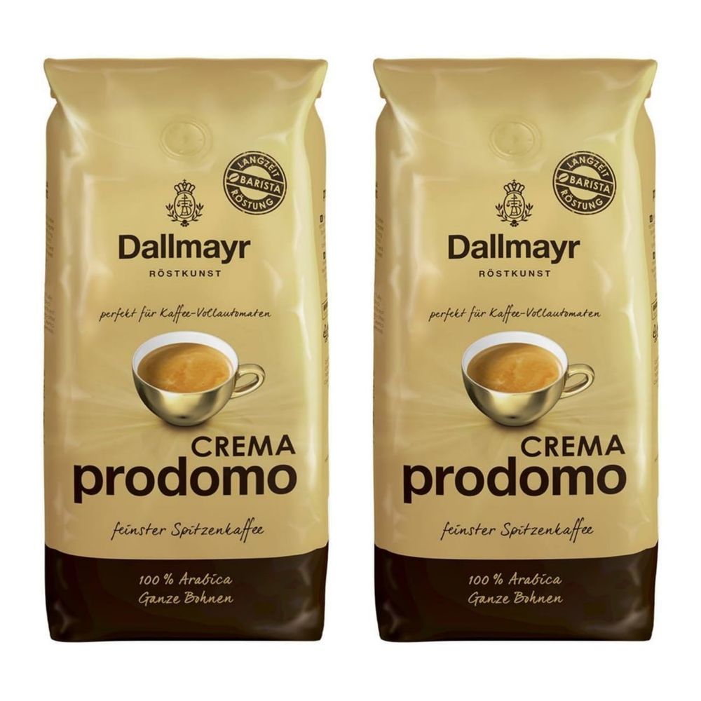 Кофе в зернах Dallmayr Crema Prodomo 1000 г, 2 шт