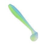 Приманка силиконовая Keitech Swing Impact FAT 4.3", 10,3г цвет #401 Green Pumpkin / Chartreuse