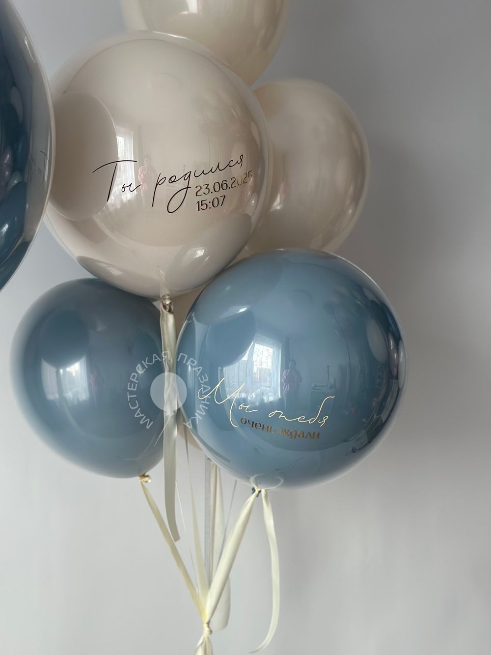 Воздушные шары на выписку для мальчика №8733  Изображение3