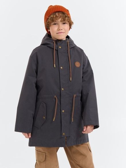 Парка демисезонная "Графит" 7+