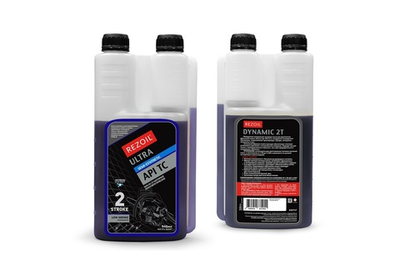 Rezoil ULTRA 2T с дозаторным отсеком Полусинтетическое моторное масло для двухтактных двигателей API TC