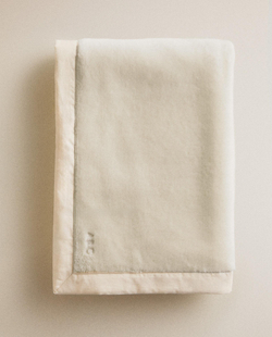 Zara Home плед детский из полиэстера, розовый, 70x100 см