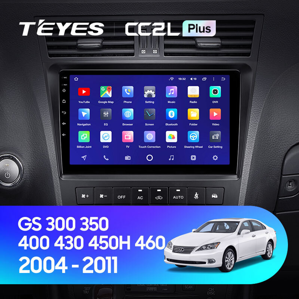 Teyes CC2L Plus 9" для Lexus GS 300, 350, 400, 430, 450, 460 2004-2011