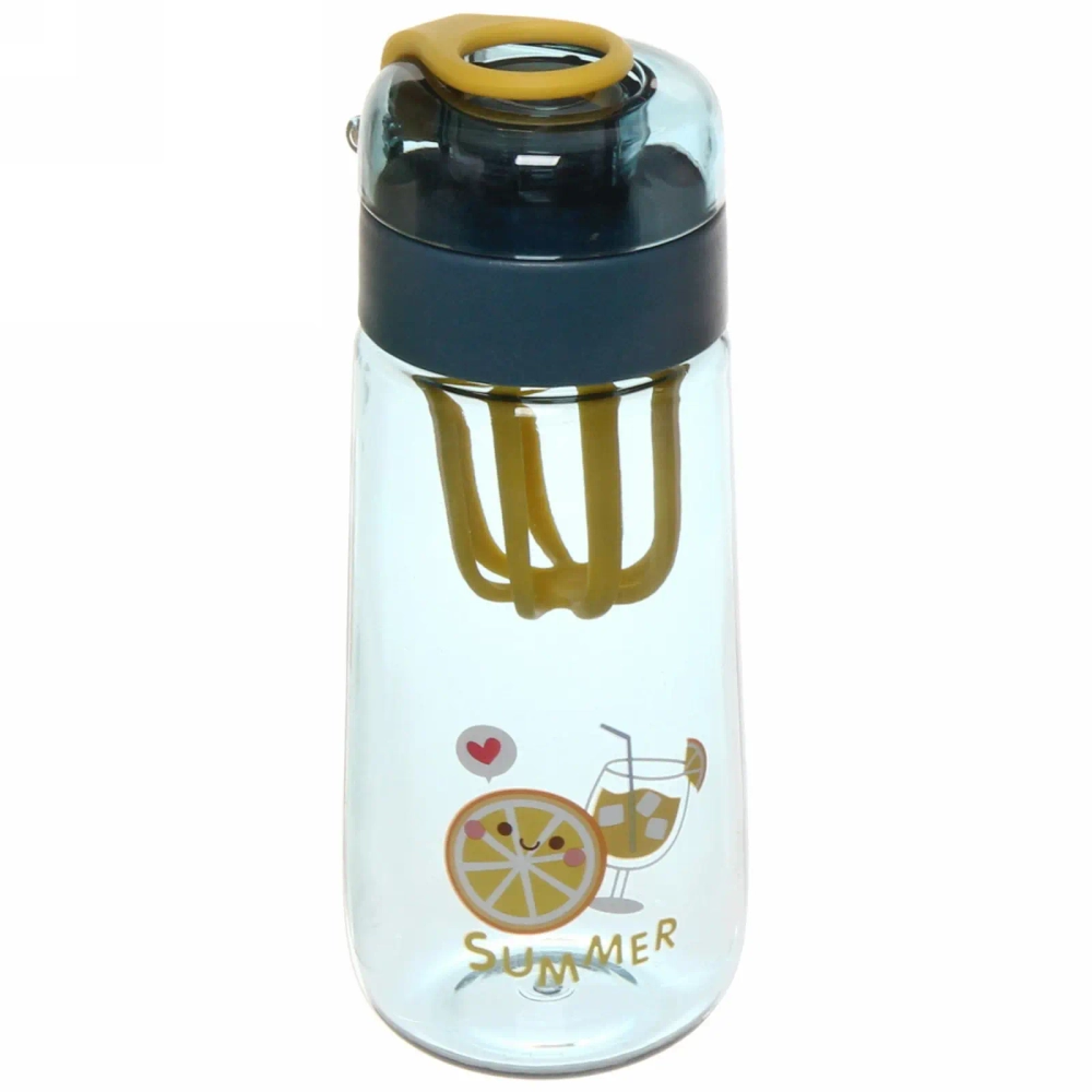 Бутылка питьевая пластиковая 430мл «Фрукты Лето»