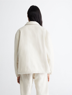 Куртка Calvin Klein Standards Overdyed Linen Denim Coach Alabaster Rinse