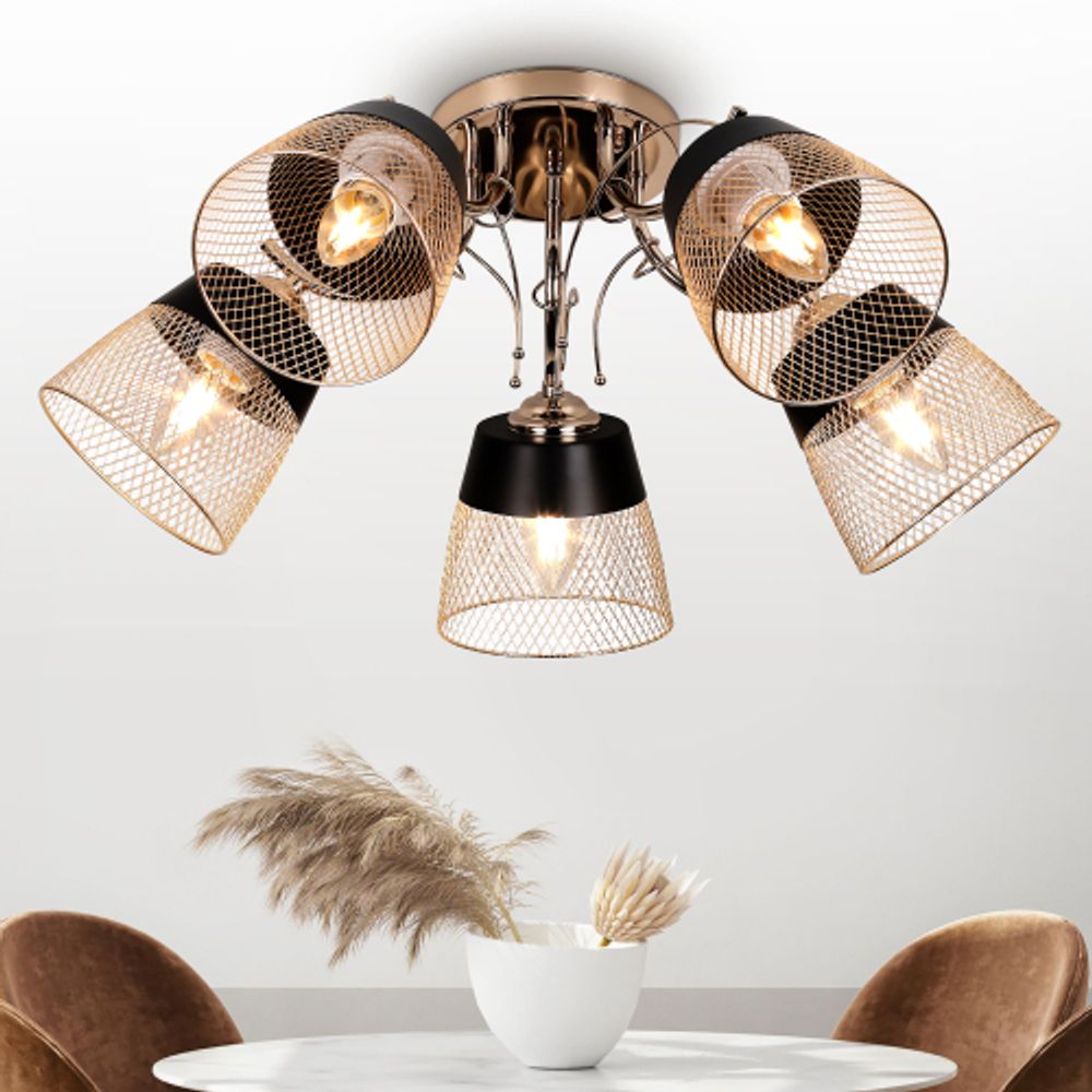 Люстра Rivoli Helma 9067-305 5 х E27 60 Вт модерн | Модерн