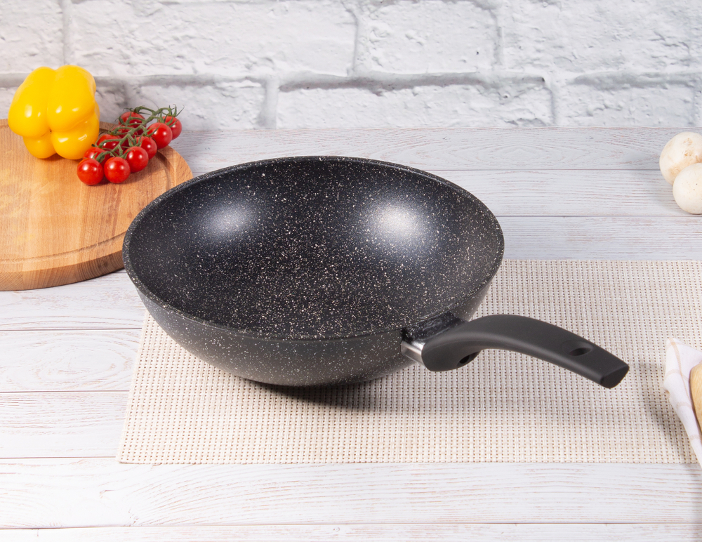 Сковородка Вок, d28 "Granito Classic"