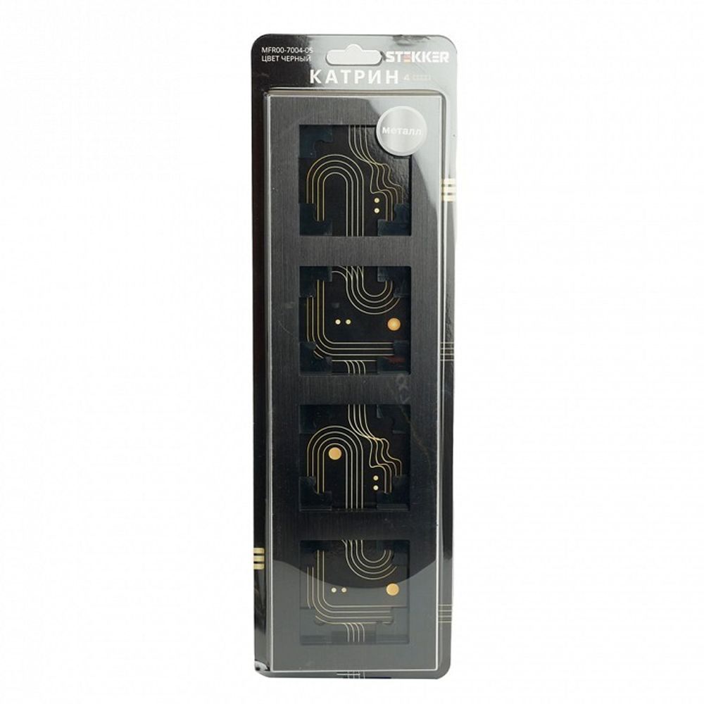 Рамка на 4 поста Stekker Катрин 50024