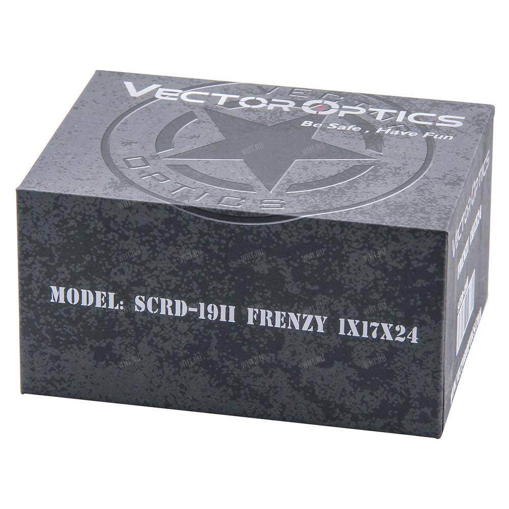 Коллиматорный прицел Vector Optics FRENZY 1x17x24 (TEK), 3 MOA, с кронштейном на Weaver/Picatinny