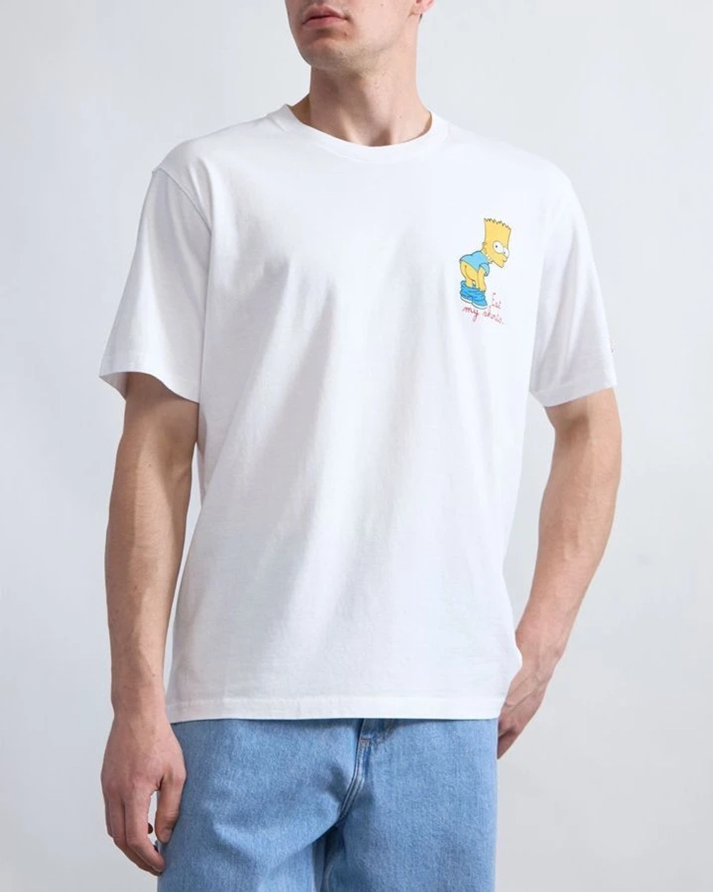 Футболка MC Saint Barth TSHIRT BART белый снимает шорты