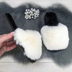 Домашние тапочки Пушистики