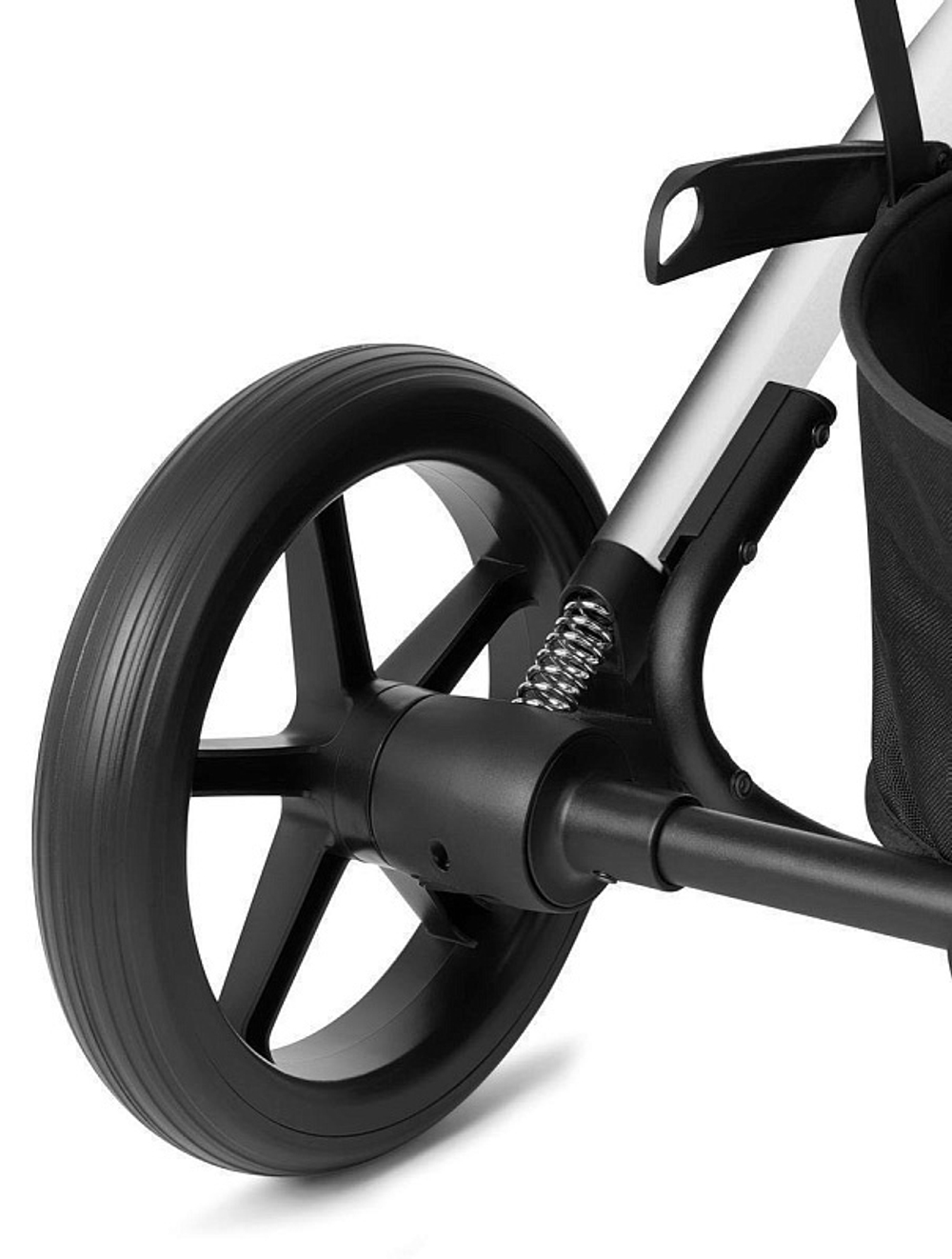 Коляска Cybex Balios S Lux SLV complete Aton S2 Moon Black 3 в 1 Stone Grey с дождевиками