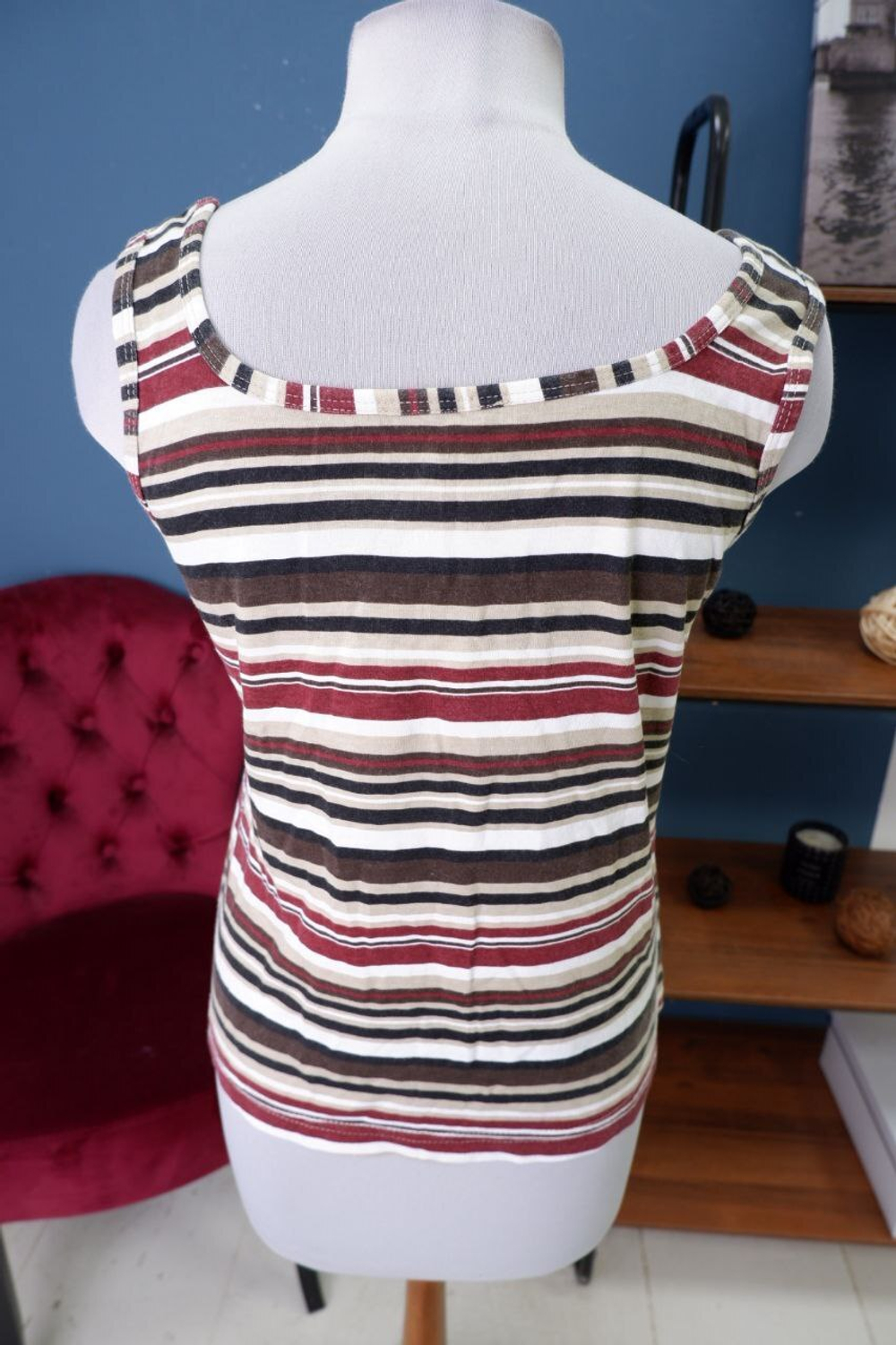 Топ полосатый 48 размер