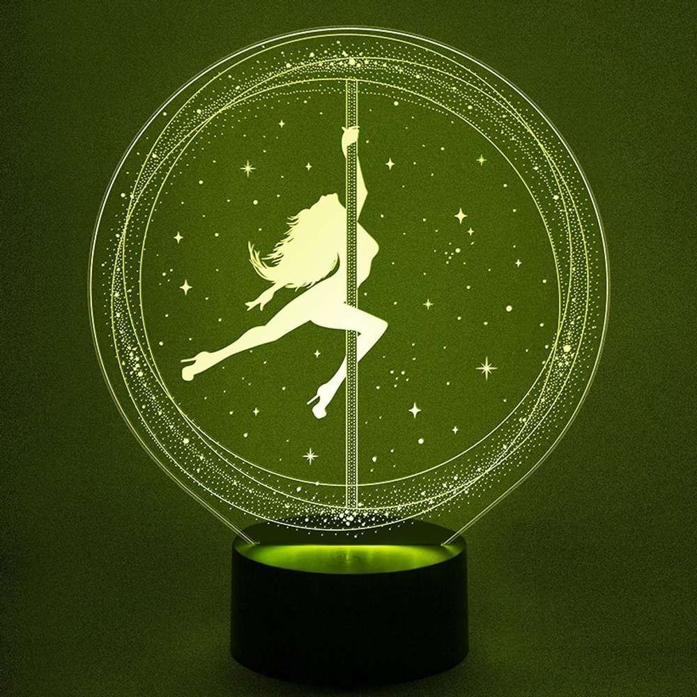 Светильник "Pole dance - Танцы на пилоне"