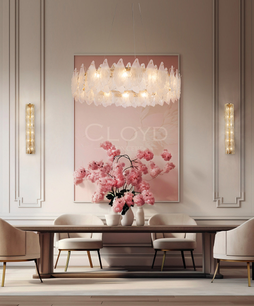 Люстра Cloyd SENEGAL-B C12 / Ø80 см - золото (арт.11193)