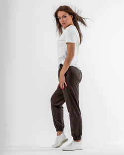 Женские брюки Nebbia Sports Drop Crotch pants 529 brown