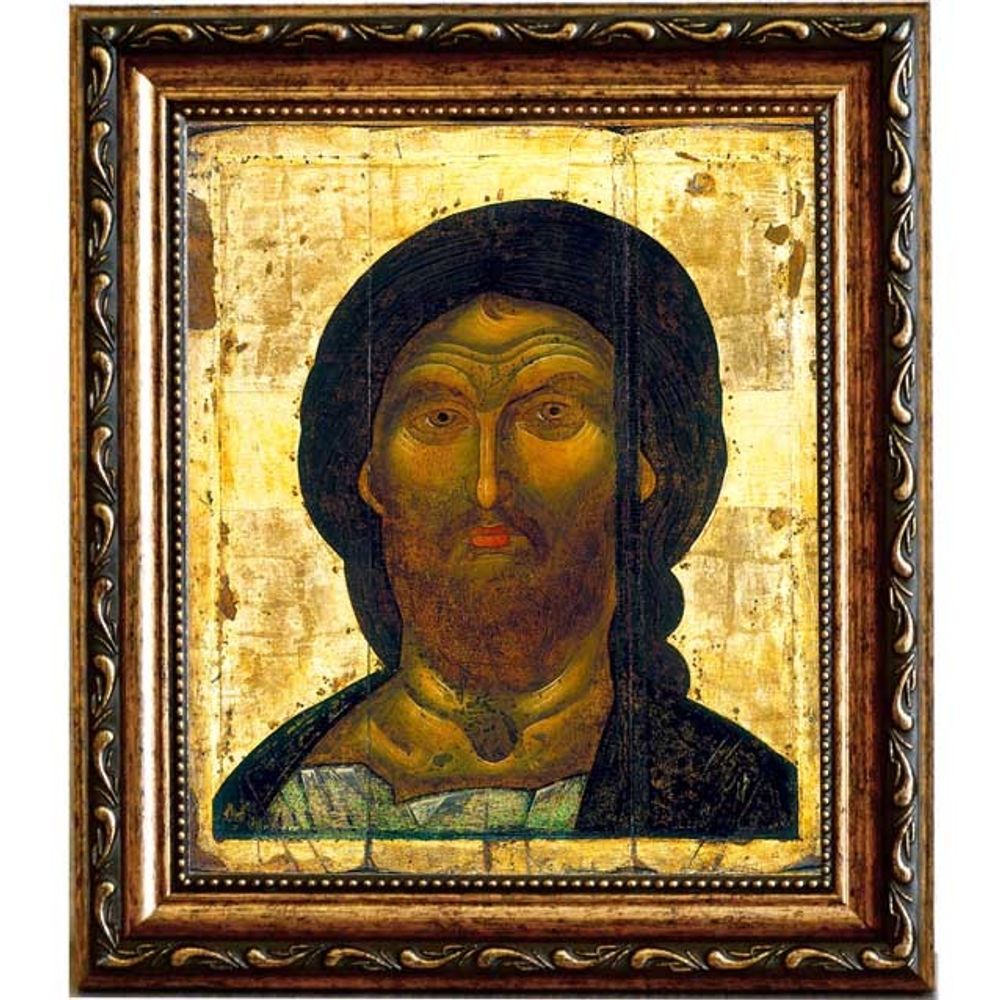 Спас Ярое Око. Икона Иисуса Христа на холсте.