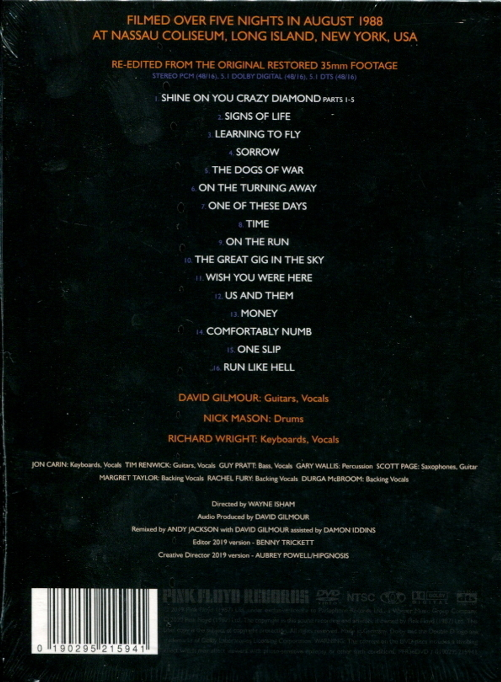 Pink Floyd / Delicate Sound Of Thunder (DVD)