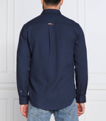 рубашка solid flannel Tommy Jeans - темно-синий(DM0DM15126)