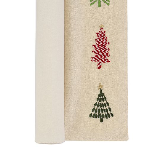 Салфетка под приборы frozen pines из коллекции new year essential, 33х48 см