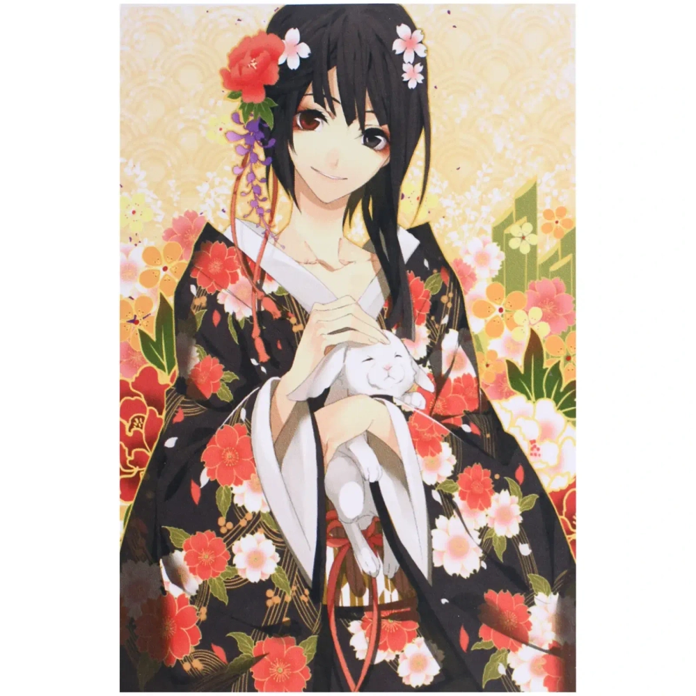 Алмазная мозаика на подрамнике с полным заполнением «МИР ЯРКИХ КРАСОК», китайская красавица, 20*30 см