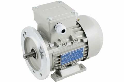 INNORED Электродвигатель трёхфазный асинхронный (0.12 кВт/ 1400 об/мин) 140"11мм, на лапах, схема включения "звезда"/"треугольник" (380В/220В), IP55 RM63M1-4 B35