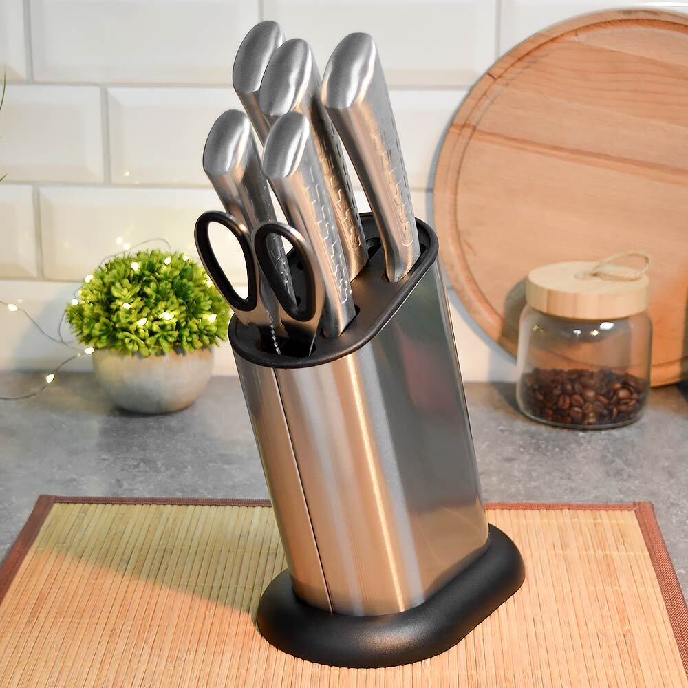 Набор ножей 7 предметов, стальные, НМ 6670