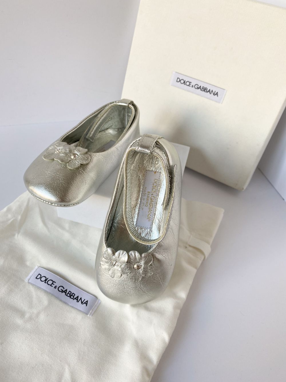 Новые кожаные пинетки Dolce&Gabbana, 18