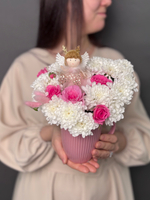 Милая композиция в кружке «Цветочная фея»